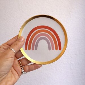 Love Plates Rainbow