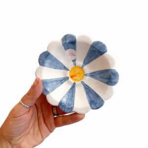 Piattino fiore azzurro