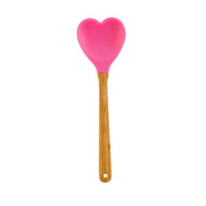 Mestolo cuore fucsia