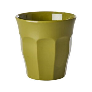 Bicchiere verde oliva